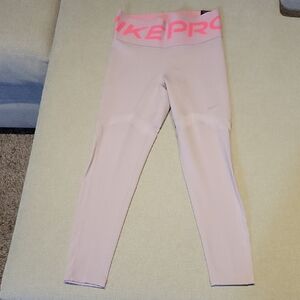 Nike PRO Legging Epic Luxe Hight Rise 7/8 Pink Medium Stealth Evaporation New